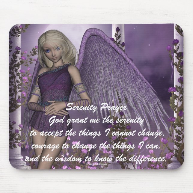 Ängelvioleten charmar Mousepad Musmatta (Framsidan)