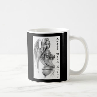 angelwithhornsbnwflash kaffemugg