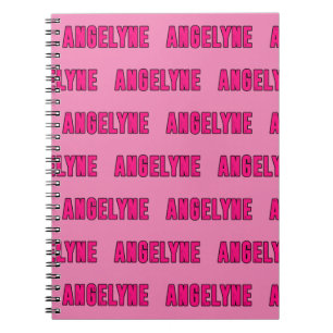 Angelyne namn anteckningsbok