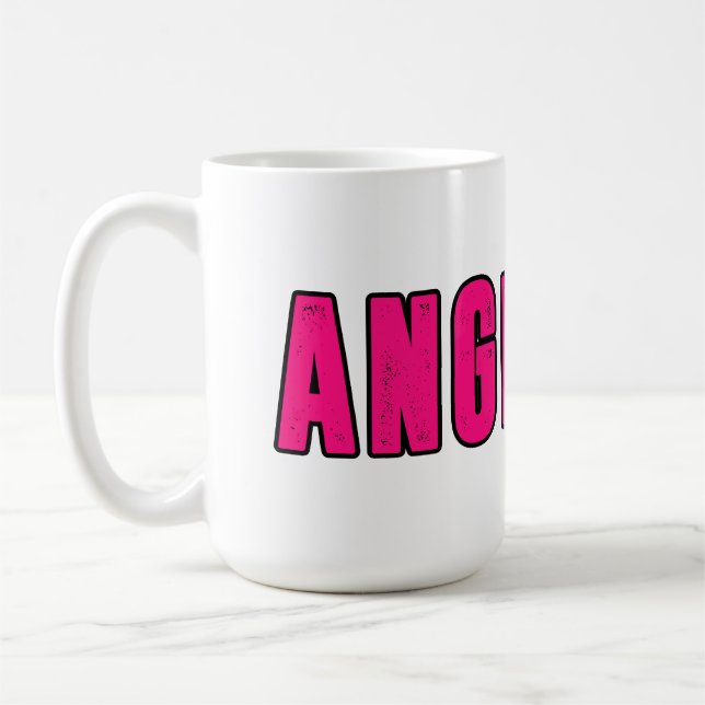 Angelyne namn kaffemugg (Vänster)