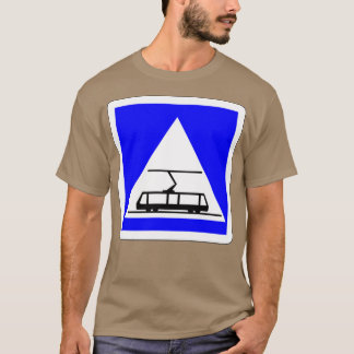 Anger en spårvagnskorsning t shirt