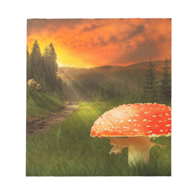 Anger Hösten Sol. Anteckningsblock (Framsida)