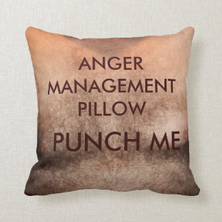 ANGERHANTERING SLÅR MIG PILLOW KUDDE