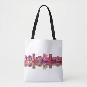 Angers Frankrike Skyline Tygkasse