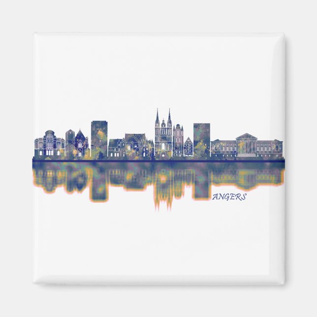 Angers Skyline Magnet (Framsidan)