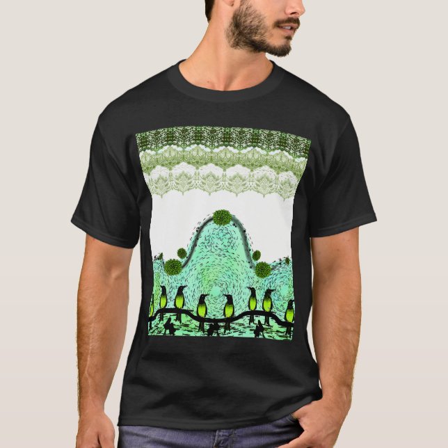ångest(alternativ) grön t shirt (Framsida)