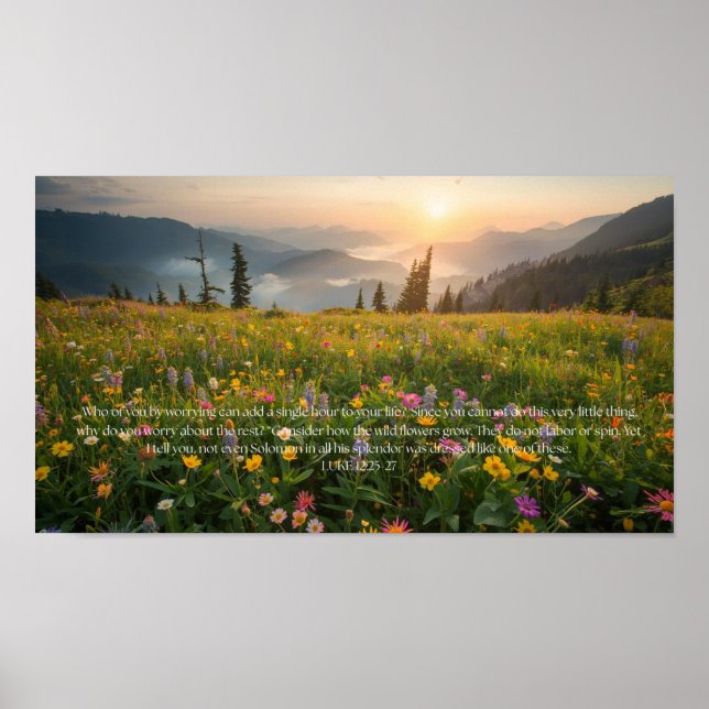Ångest och oro Inspirerande visdomsord  Poster (Framsidan)