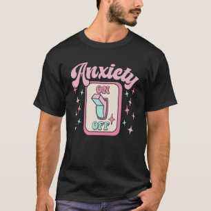 Ångest på av-knapp t shirt