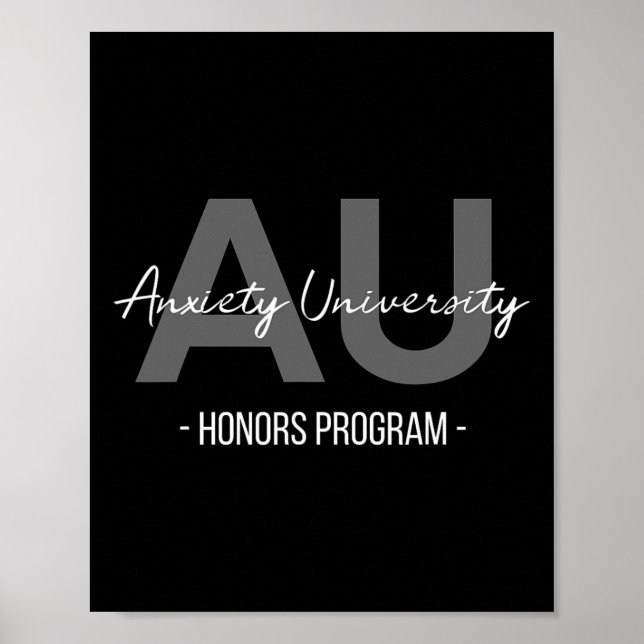 Ångest Universitets Honours Program  Poster (Framsidan)