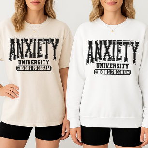 Ångest Universitets Tröja Högskola Mental Hälsa Te