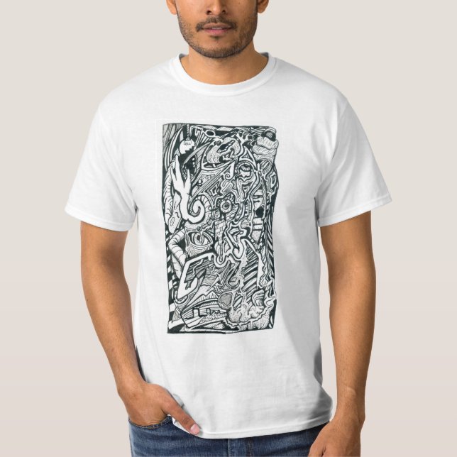 Ångestattack av Brian Benson T-shirt (Framsida)
