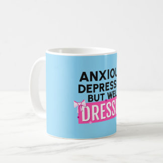 Ångestfull, Deprimerad, Men Välklädd Kaffemugg