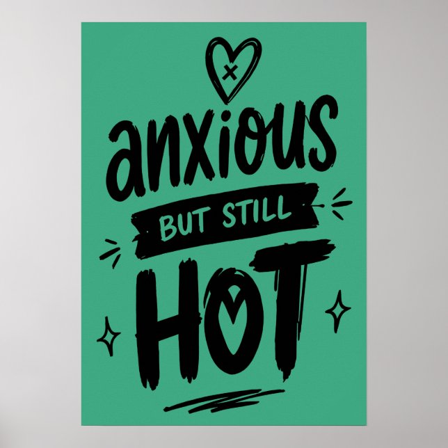 Ångestfull men het poster (Framsidan)