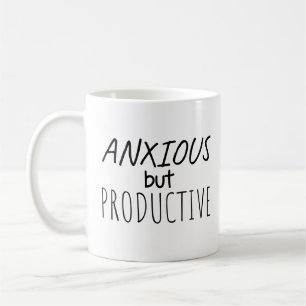 Ångestfull men Produktiv Mugg