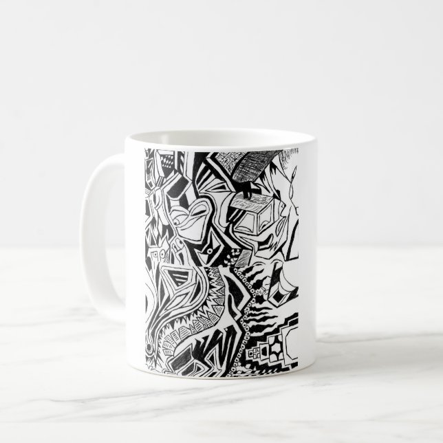 Ångestfulla Insikter Kaffemugg (Framsida vänster)