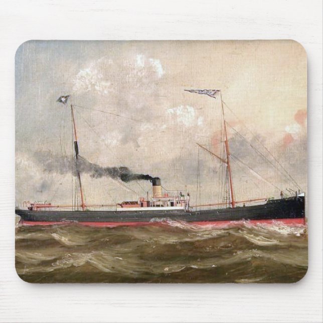 Ångfartyget Louise 1800-talet Musmatta (Framsidan)