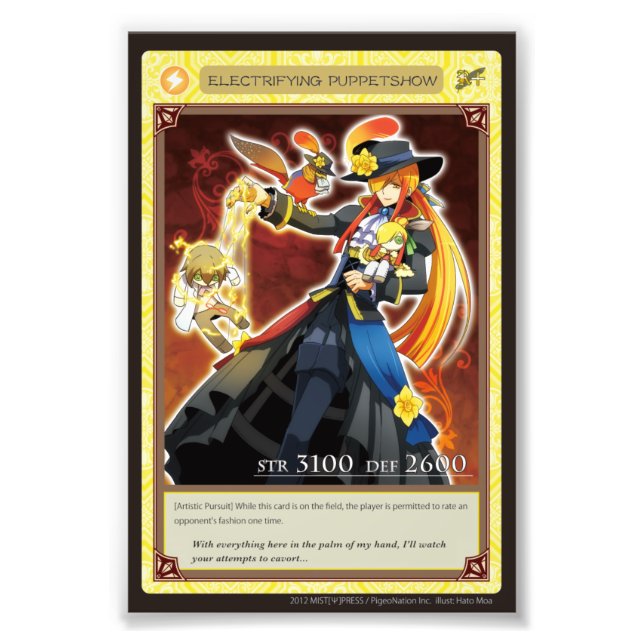 Anghel world photo-Electrifying Puppetshow Fototryck (Framsidan)