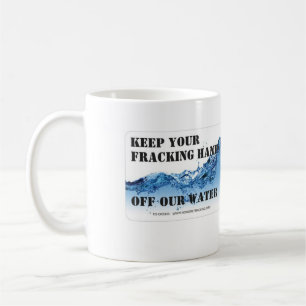Angick medborgare mot Fracking Kaffemugg