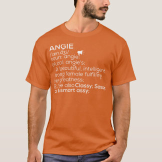 Angie Namn Angie Definition Angie Female Namn Angi T Shirt