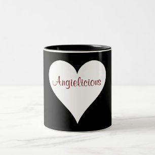 Angielicious hjärtamugg Två-Tonad mugg