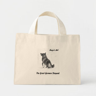 Angies Art German shepard Mini Tygkasse