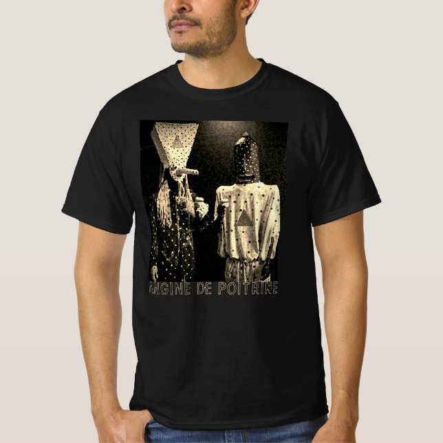 Angine de Poitrine Quebec Canada Rock Mantra Band T Shirt (Framsida)