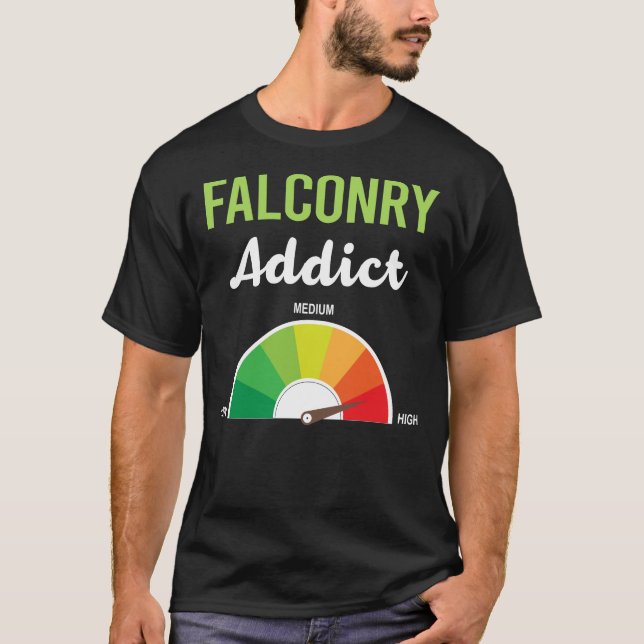 Angivelse Falconry Falconer T Shirt (Framsida)