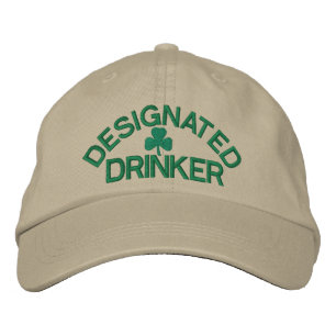 Angiven Drinker Cap efter SRF Broderad Keps