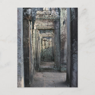 angkor-dörrar vykort