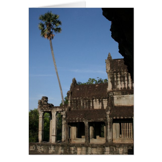 angkor gammal hälsningskort (Framsidan)