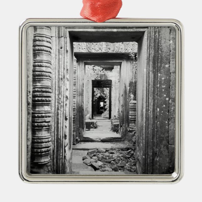 Angkor Kambodja, Doorways Preah Khan Julgransprydnad Metall (Framsidan)