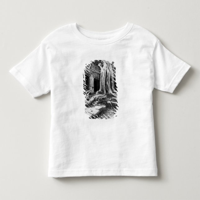 Angkor Kambodja, Ta Prohm Träd T Shirt (Framsida)