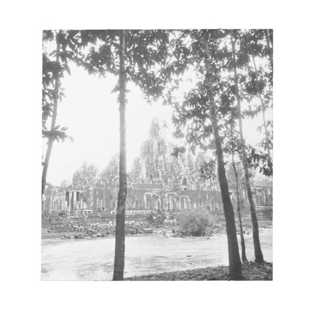 Angkor Kambodja, Utsikt över Bayon Anteckningsblock (Framsida)