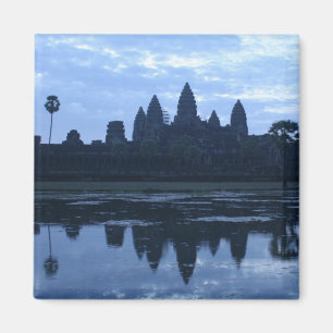 angkor speglar blått magnet