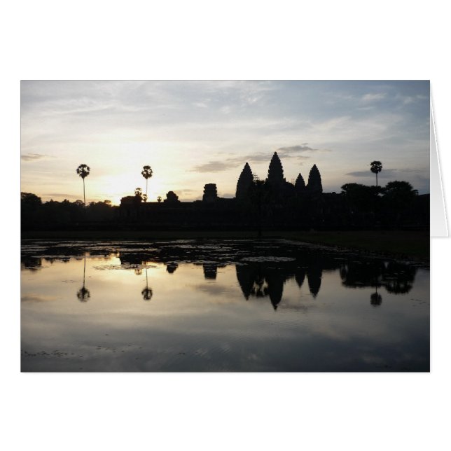 angkor stigning hälsningskort (Framsidan Horizontal)