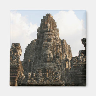angkor stone ansikte magnet