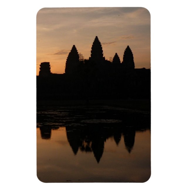 angkor sunrise silhouette magnet (Vertikal)