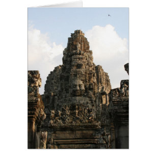 angkor thom cambodia hälsningskort