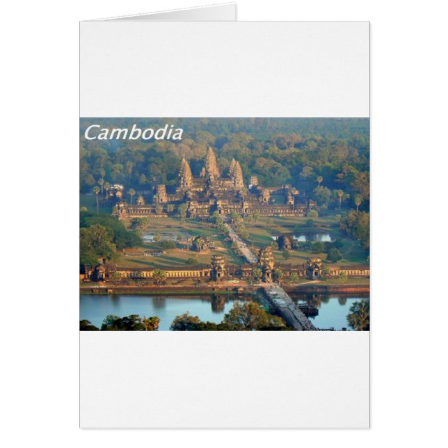 -Angkor-WAT-Angie. Hälsningskort (Framsidan)