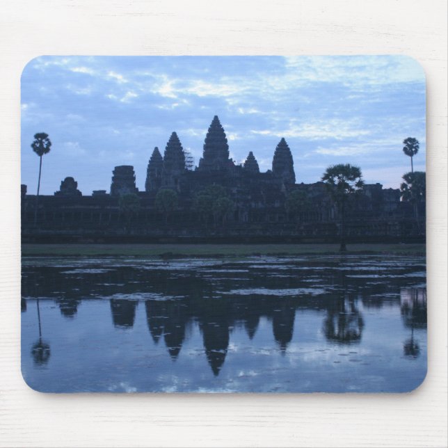 angkor wat blå musmatta (Framsidan)