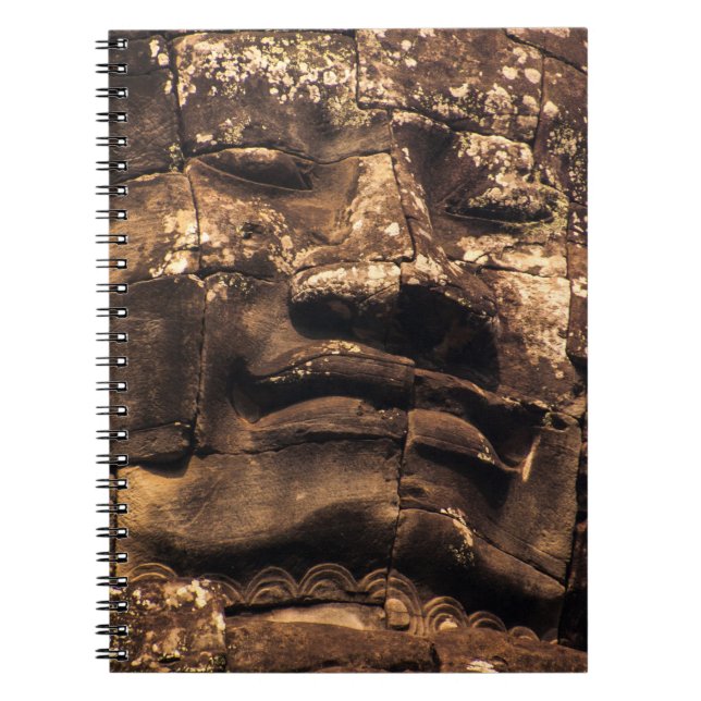 Angkor Wat Buddha Totem Spiral Notebook Anteckningsbok (Framsidan)