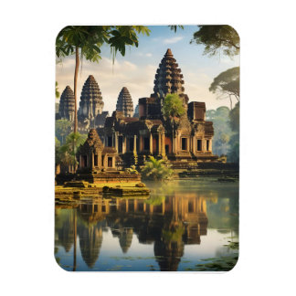Angkor Wat, gammalt Khmer temple Magnet