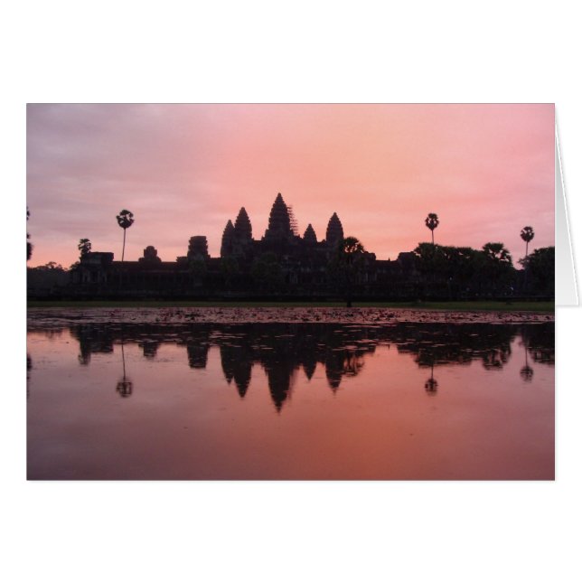Angkor Wat Hälsningskort (Framsidan Horizontal)