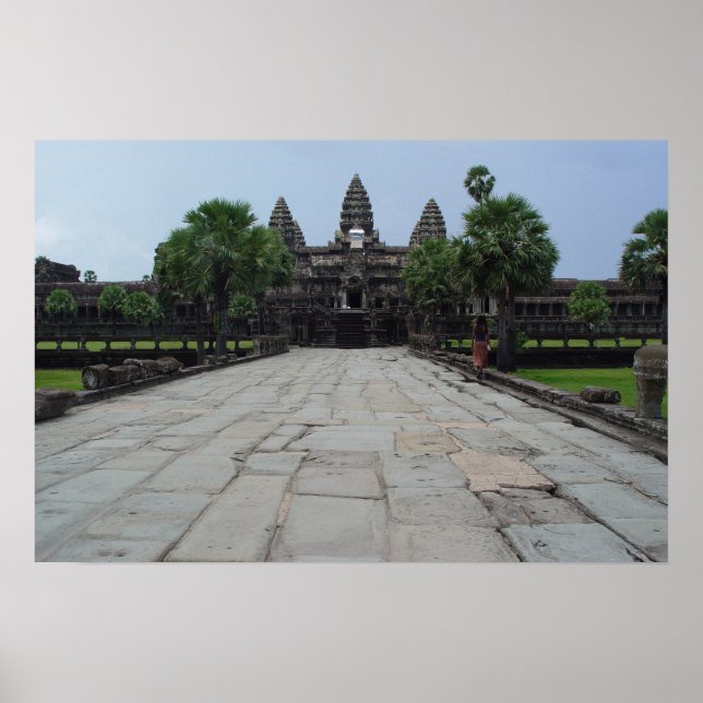 Angkor Wat in Siem RAP, Kambodja Poster (Framsidan)