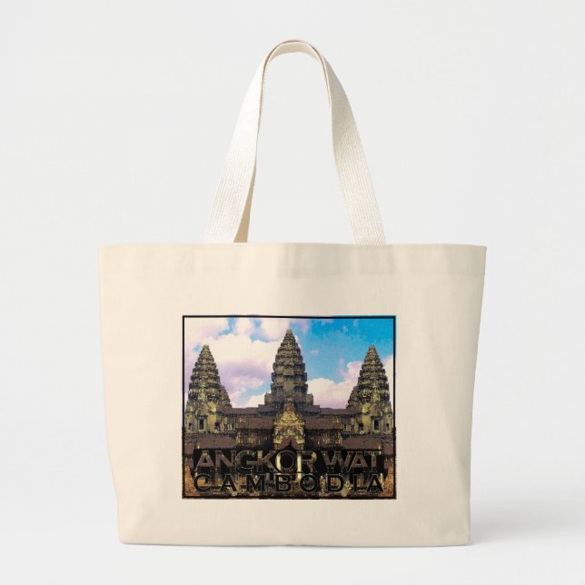 Angkor Wat Jumbo Tygkasse (Framsidan)
