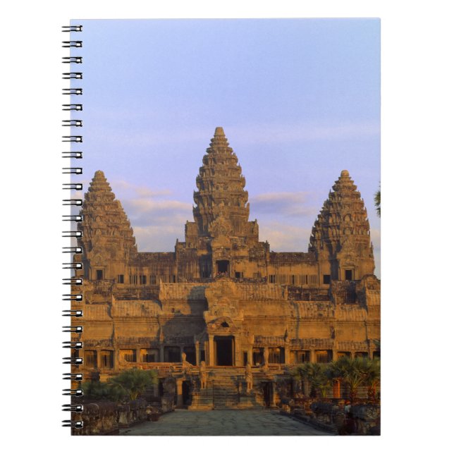 Angkor Wat, Kambodja Anteckningsbok Med Spiral (Framsidan)