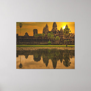Angkor Wat Kambodja Khmer Temple Canvastryck