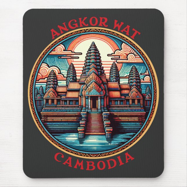 Angkor Wat, Kambodja Musmatta (Framsidan)