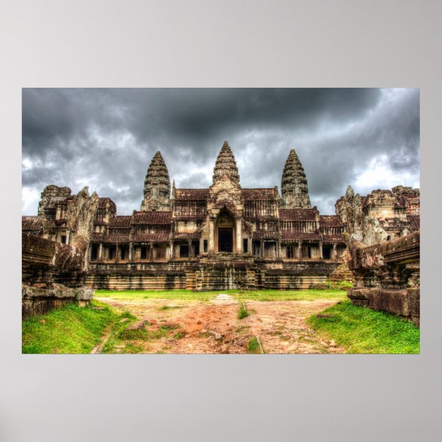 Angkor Wat Kambodja Poster (Framsidan)