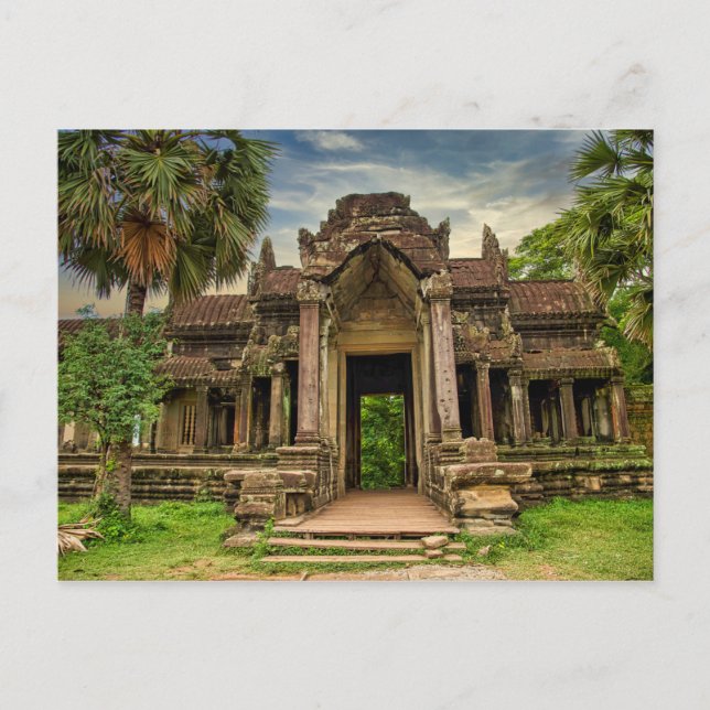 Angkor Wat Kambodja Siem Rap Vykort (Framsida)